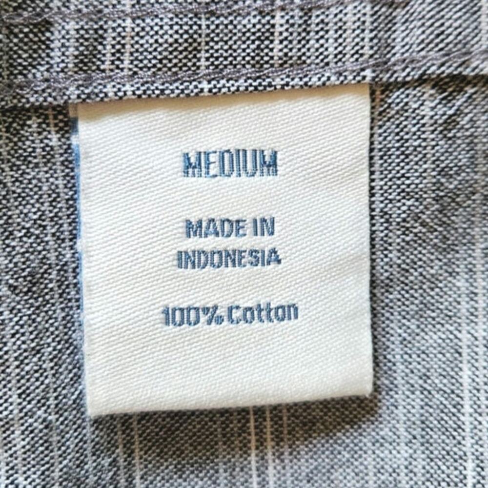 Urban Pipeline Button Down TShirt Cotton Short Sleeves Blue Boy's Medium - Picture 4 of 5